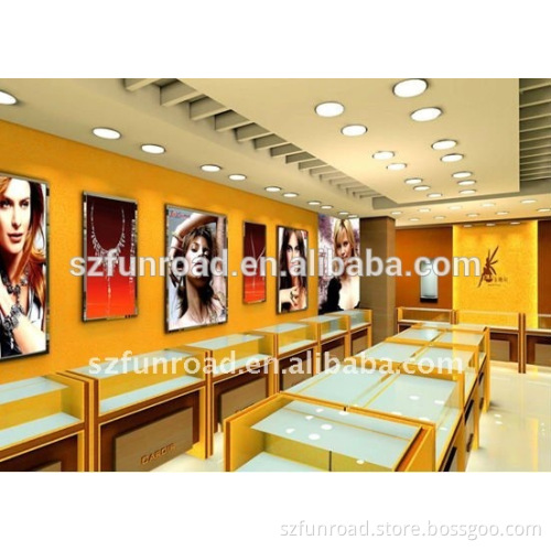 Modern Jewellery Shop Design with Jewlery Display Counter
